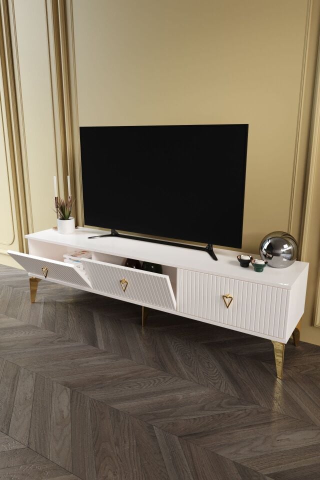 150 CM ZEUGMA MDF MEBRAN KAPAK EKRU GOLD