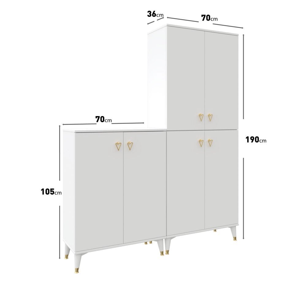 SP6190 beyaz gold metal kulp detay