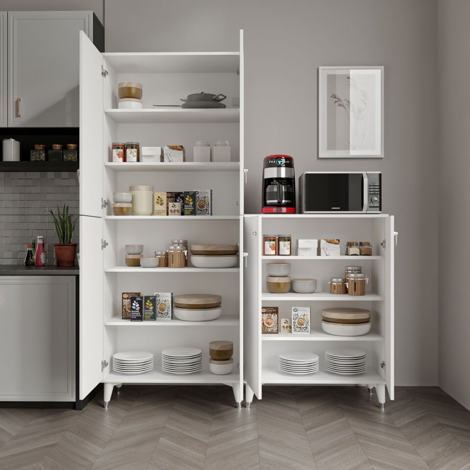 SP6190 beyaz gümüş çok amaçlı dolap iç raflar