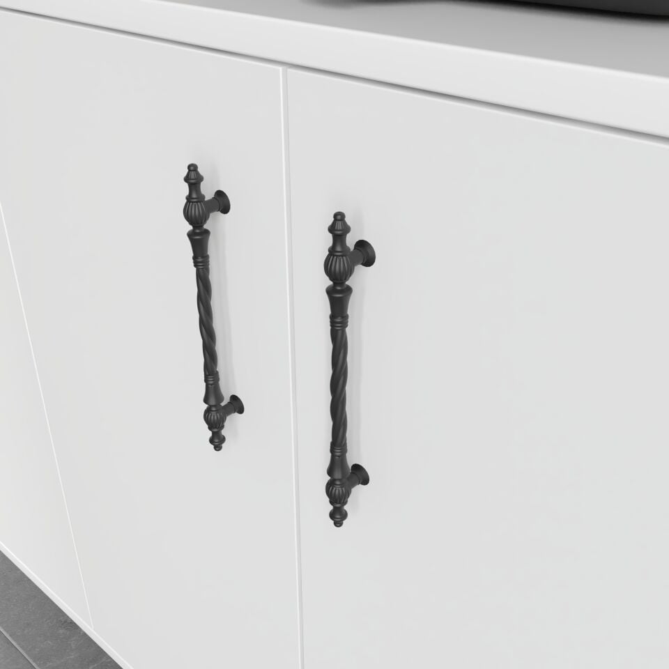 Plain Metal Ayak Metal Kulp Pla4120 Konsol Beyaz