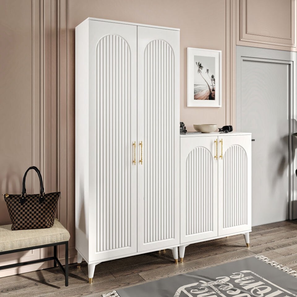 KLA4190 beyaz gold vestiyer ön görünüm