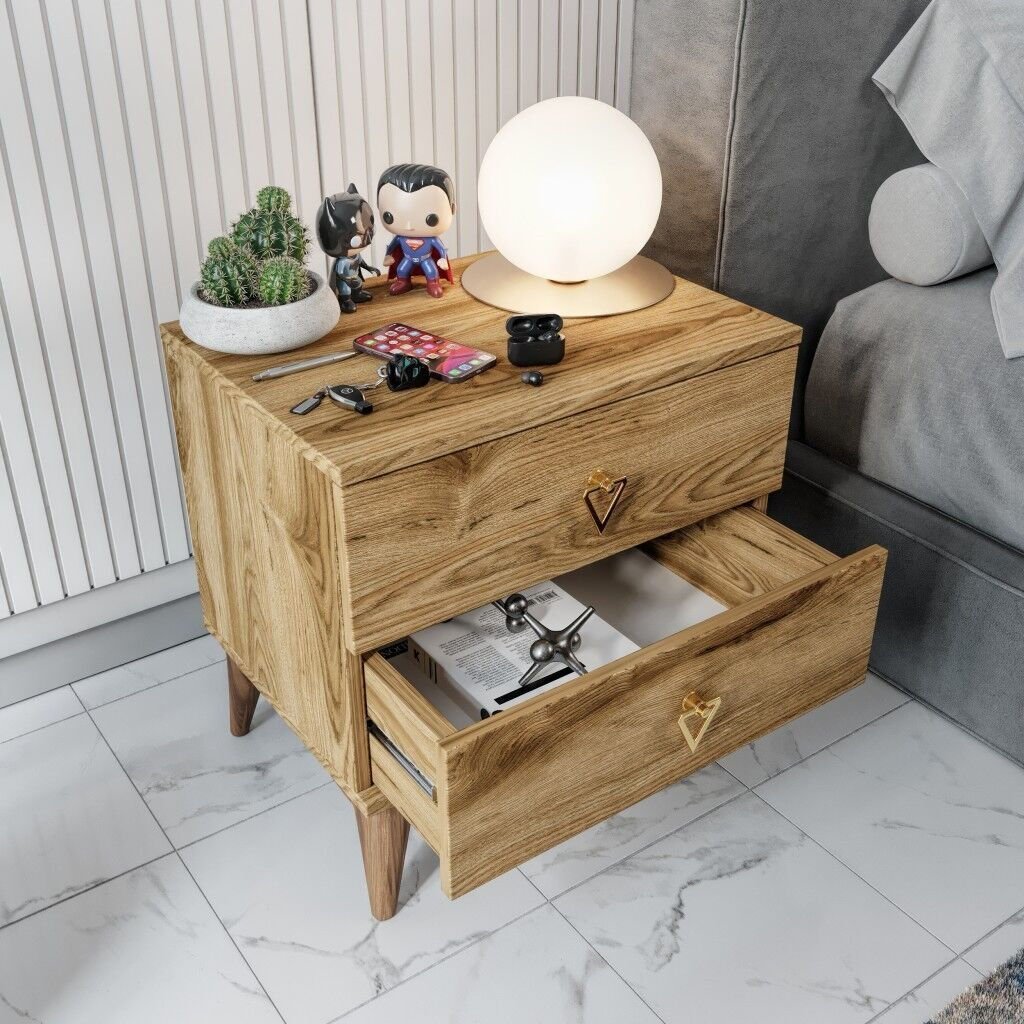 simple ceviz komodin modeli