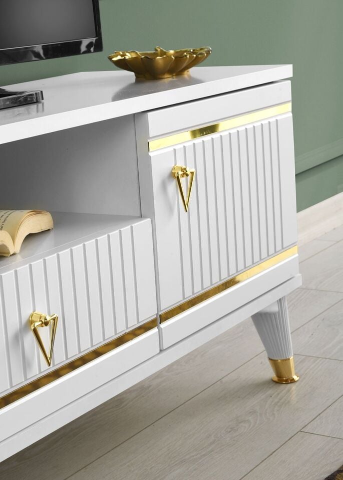 110 CM KORDON MDF MEBRAN KAPAK TV SEHPASI